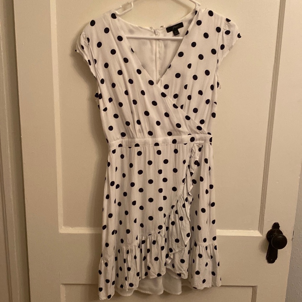Jcrew polka dot dress